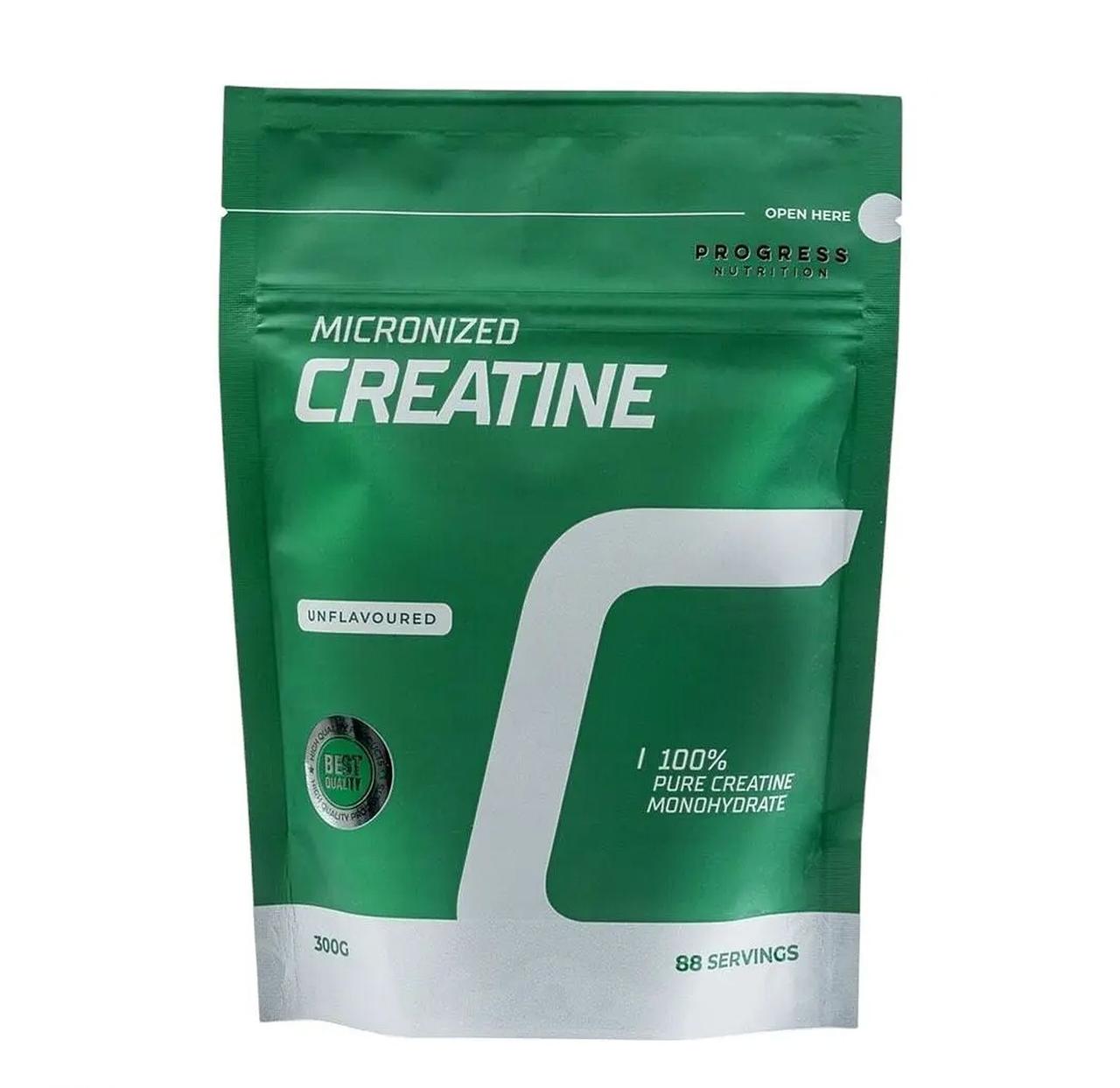 Креатин моногідрат Progress Nutrition Creatine без смаку, 300 г, фото 1