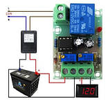 Модуль Контролер заряду акумуляторів 12 V XH-M601, фото 2