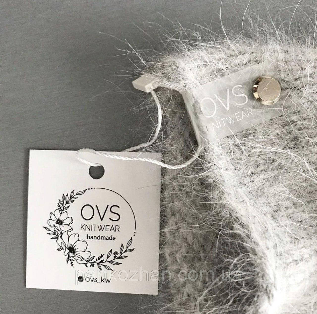 Бірки картон 5*5 см, індивідуальний друк, фото 1