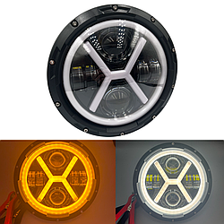 Оптіка Фари на ВАЗ 2101 2121-21213 Нива Уаз Газ Ваз. LED фара, Світлодіодна лід фара 7 дюймів (Stilmax) 1 ШТ