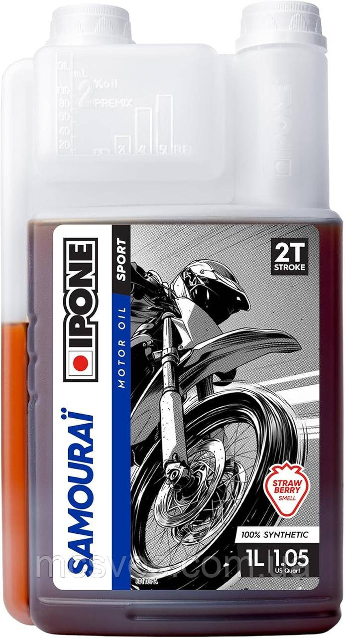 Моторна олива IPONE Samourai Racing 2Т 1L 800090 Полуниця