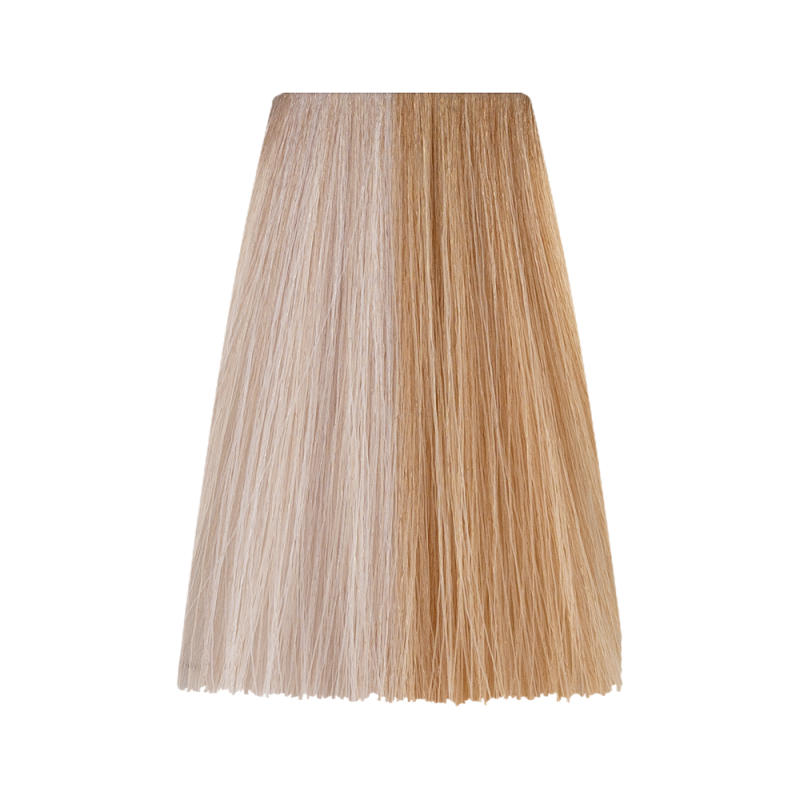 GLOW UP Деміперманентна фарба-флюїд 60мл 9.32 очень светлый золотисто-перламутровый блонд, фото 1