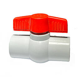 Кран кульовий діаметр 1/2" пластиковий із внутрішньою різзю