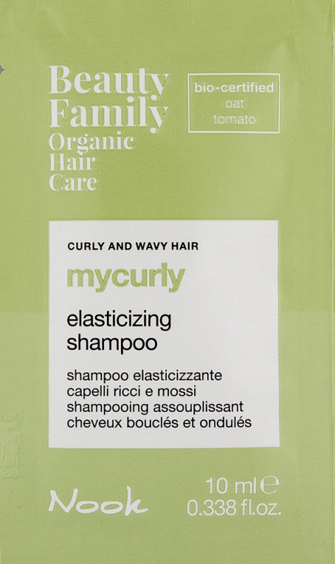 BEAUTY FAMILY MYCURLY Шампунь для еластичності кучерявого і хвилястого волосся 10мл, фото 1