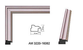 Пластиковий багет для рам AM3220-16082