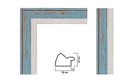 Пластиковий багет для рам DM3625A-005-4