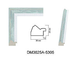 Пластиковий багет для рам DM3625A-5305