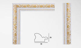 Пластиковий багет для рам R0004-015-3