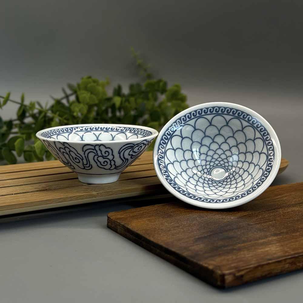 Порцелянова піала для чаю Луска дракона 1шт, 70мл, фото 1