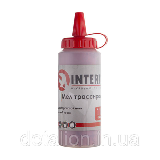 Мел трасування 115 г, червоний INTERTOOL MT-0006, фото 1