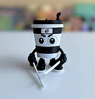 Cappuccino Assassino іграшка чашка кави з катаною Капучіно Асасіно Italian Brainrot персонаж TikTok 9 см