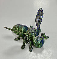 Іграшка фігурка рухома Кібер бджола 3Д 13 см