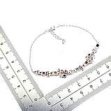 Браслет. Натуральний турмалін. Срібло 925., фото 3