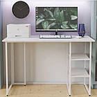 Комп'ютерний стіл Ferrum-decor Кевін 75x100x70 білий ДСП Білий 16мм (FRD-101269)