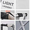 Складаний кошик для білизни на 3 секції з металевим каркасом, фото 9