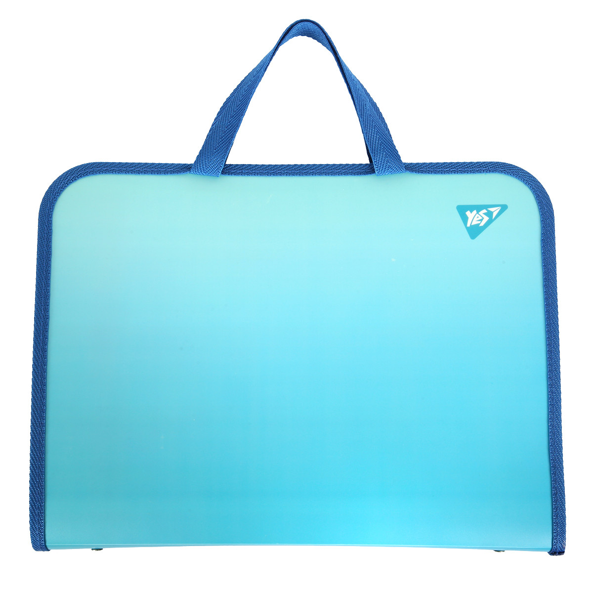 Папка-портфель Yes FC на блискавці з тканинними ручками Fusion, фото 1