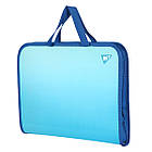 Папка-портфель Yes FC на блискавці з тканинними ручками Fusion, фото 2