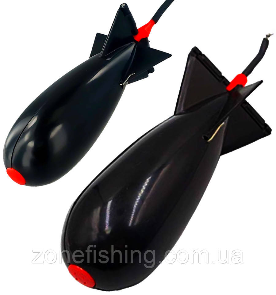 Ракета для прикорму Carp Spomb чорний (black), Large, фото 1