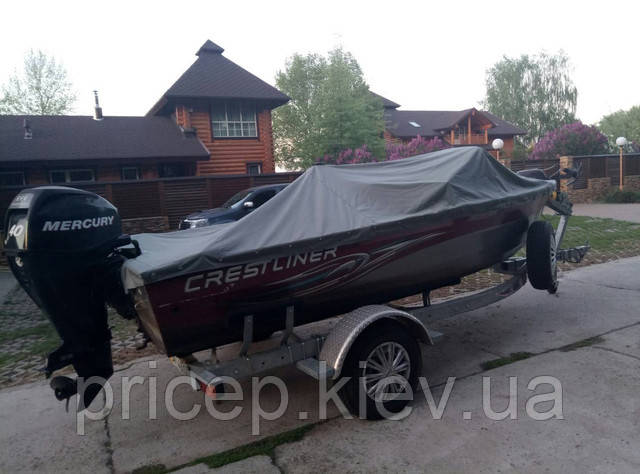 тент для перевезення катера на трейлері бендери