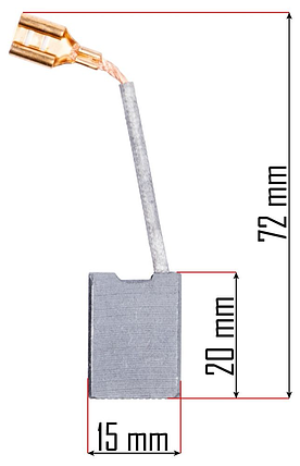 Щітки кутові Powermat PM-SZK-3000T-SZ вугільні щітки для КШМ, фото 2