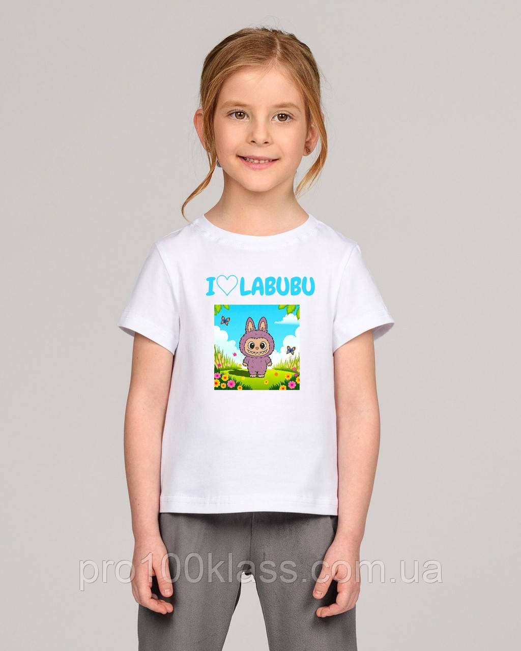 Футболка дитяча Лабубу Labubu, фото 1