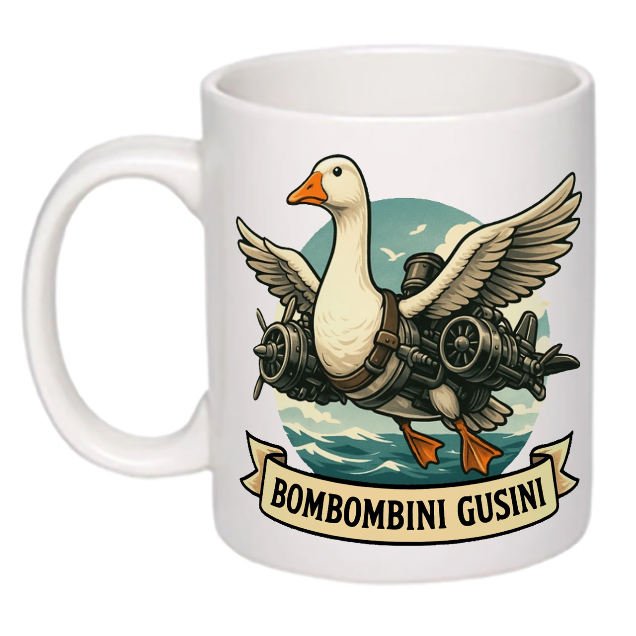 Чашка з друком "BOMBOMBINI GUSINI" 330 мл (колір білий) (27534), фото 1