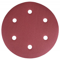 Круг шліфувальний Powermat Ø225 мм (6 отворів, 135 мм) наждачний диск