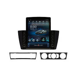 Мультимедійний комплект для BMW 3 серії E90/E91 (2005–2012): автомагнітола 9,7" у стилі Tesla + рамка та проводка