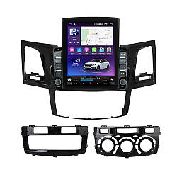 Tesla-Style Android Мультимедіа для Toyota Fortuner 2008–2014: магнітола+перехідна рамка