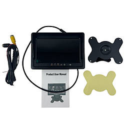 Промисловий 7" HD монітор із режимом Quad-View для агро- та вантажної техніки