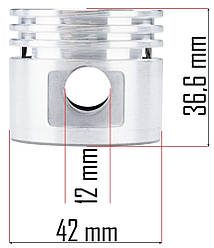 Поршень у зборі для компресора Powermat PM-PM-KO-24T-SPR поршневий комплект