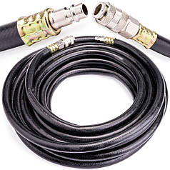 Шланг пневматичний 10 м Powermat M-WP-10T гумовий шланг