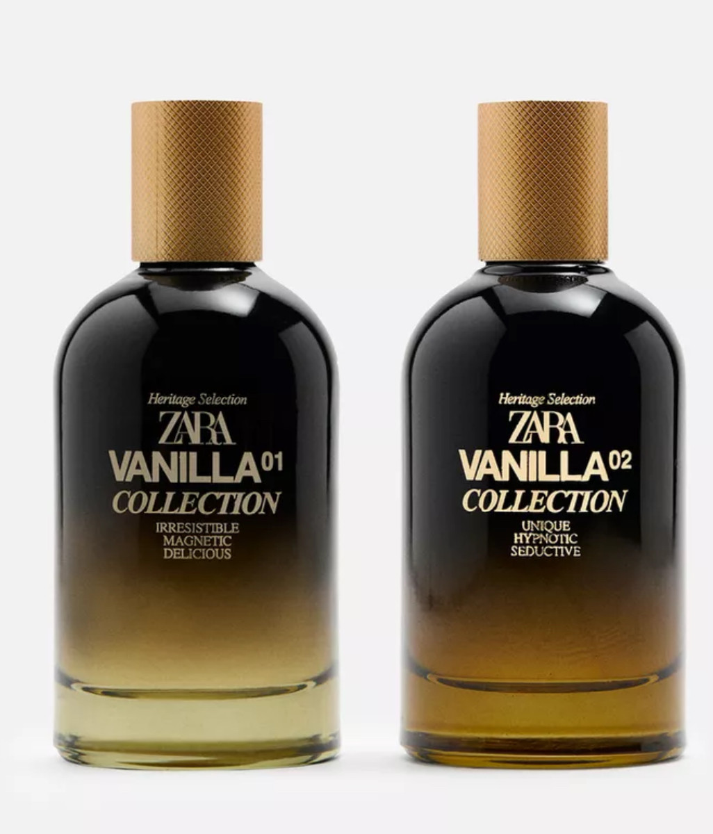 Набір чоловічої парфумованої води  Zara Vanilla Collection 01+Vanilla Collection 02 2x100мл