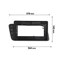 Штатний комплект перехідна рамка з проведенням 9" Lesko Audi Q5 2008-2017 (повна комплектація) CAN-BUS 2 шт., фото 6