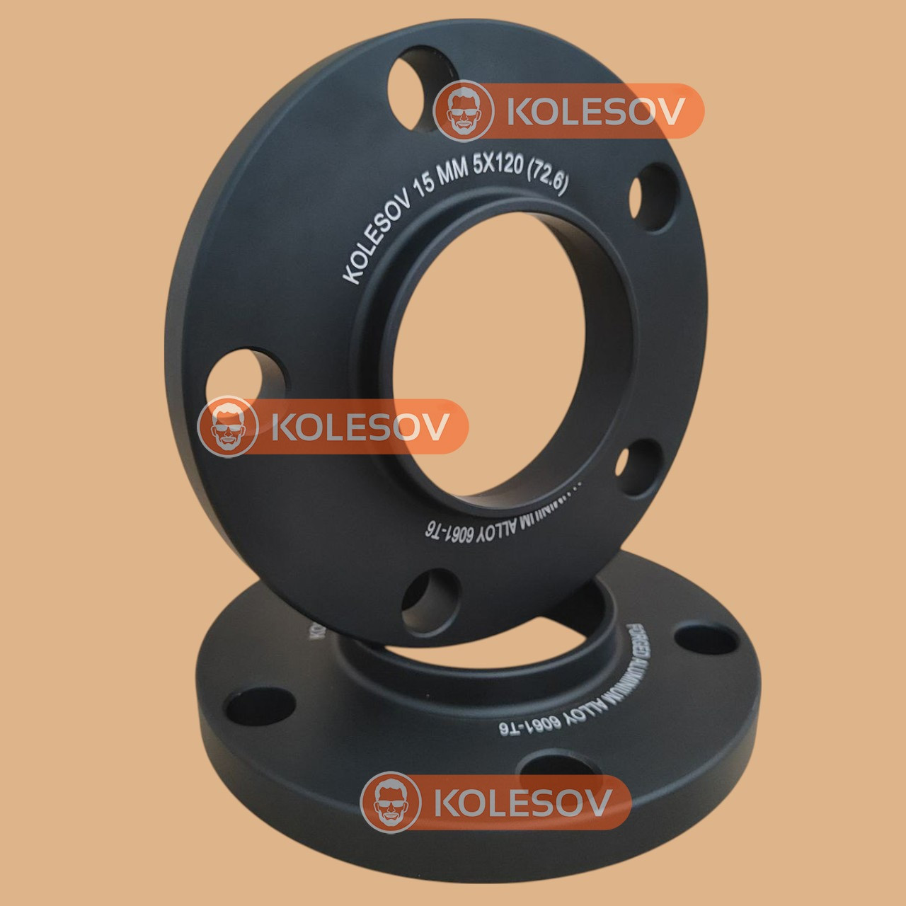 Проставки для дисків KOLESOV 15 мм (72,6) 5х120 для BMW Mini, фото 1