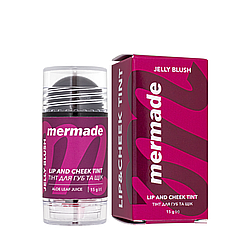Тінт для губ і щік Mermade Jelly Blush темно-рожевий 15 г