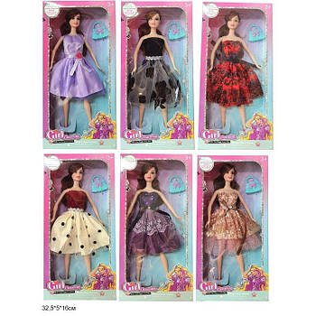 Лялька тип Барбі 29см з аксесуаром 1416-1/2/3/4/5/6 G-Rich