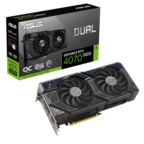 Відеокарта GeForce RTX 4070 Super 12GB Asus Dual (DUAL-RTX4070S-12G) Б/В