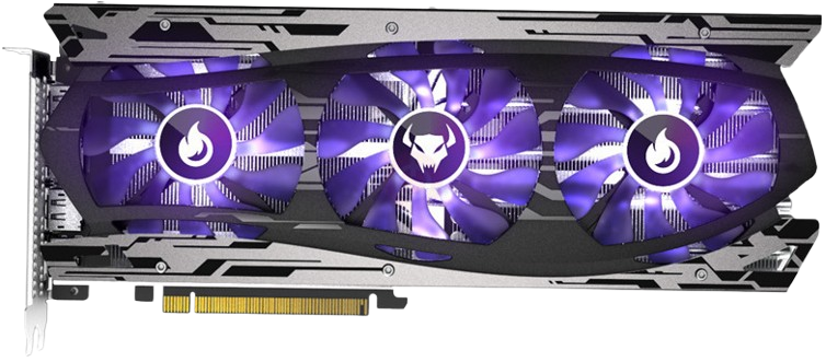 Відеокарта AMD Radeon RX 6700 XT 12GB Yeston Six Way Soldiers (Yeston RX6700XT-12G D6) Б/В