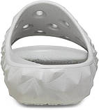 Crocs Classic Geometric шльопанці жіночі сірі крокс., фото 4