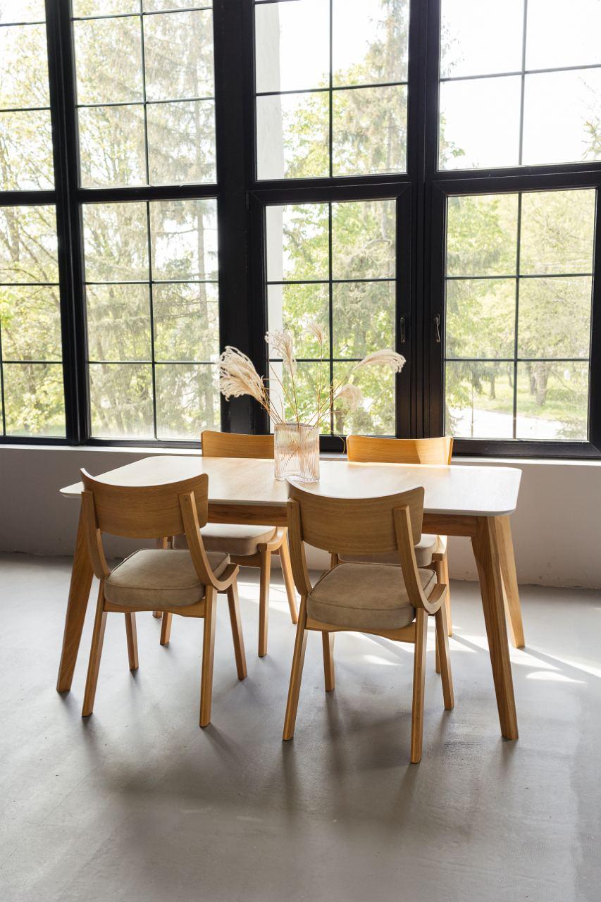 Обідній комплект стіл Ori стільці Діран, фото 1