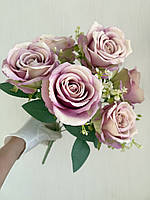 Штучний букет троянд, преміум якість ( 43 см ), фото 5