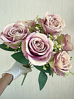Штучний букет троянд, преміум якість ( 43 см ), фото 4