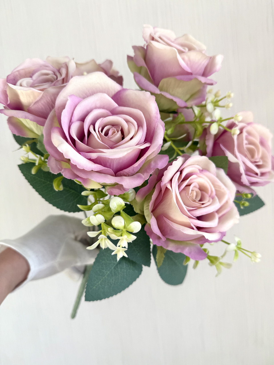 Штучний букет троянд, преміум якість ( 43 см ), фото 1