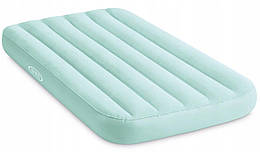 Intex 66803-turquoise (157 x 88 x 18 см) Надувний матрац. Жовтогарячий