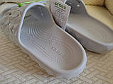 Crocs Classic Geometric шльопанці жіночі сірі крокс., фото 8