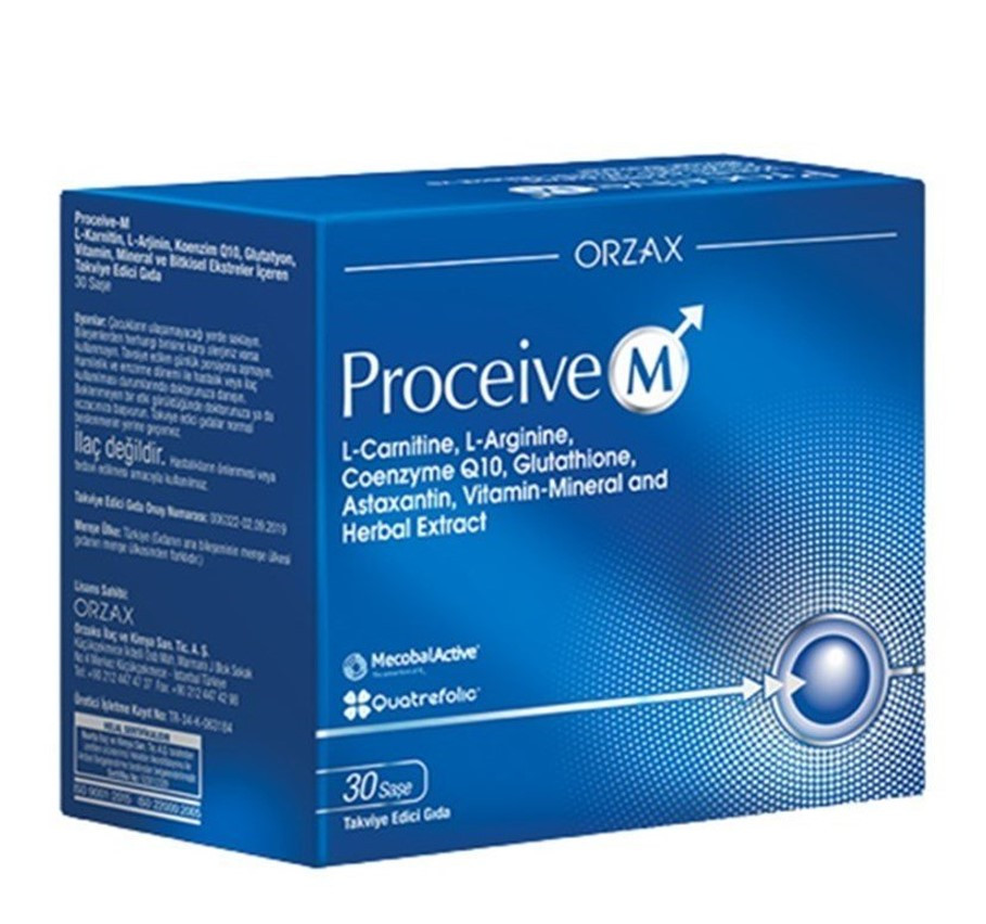 Orzax Proceive M / Вітамінно-мінеральний комплекс для чоловічого здоров'я 30 саше