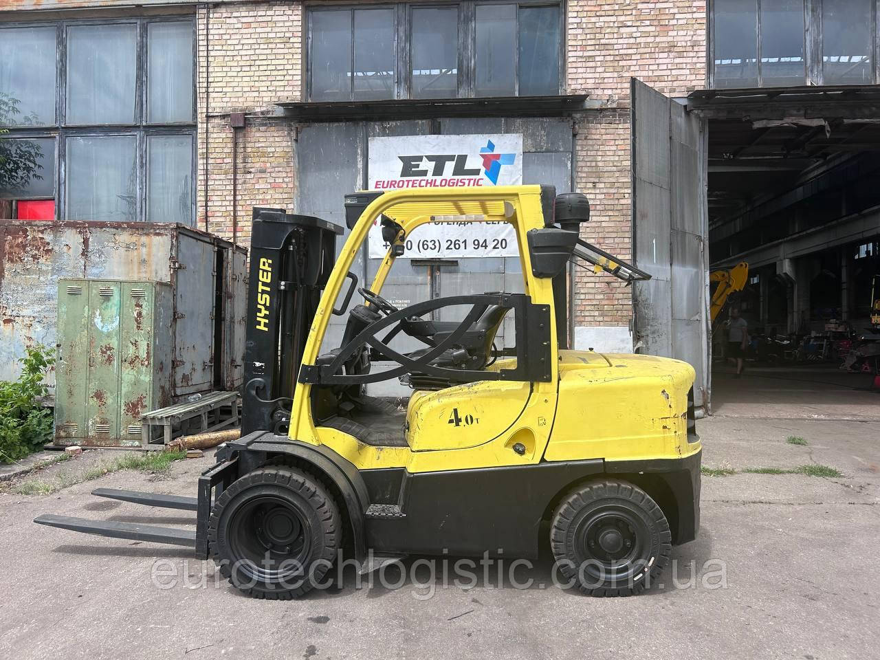 Вилковий навантажувач HYSTER H4.0FT Дизель (б.у), фото 1