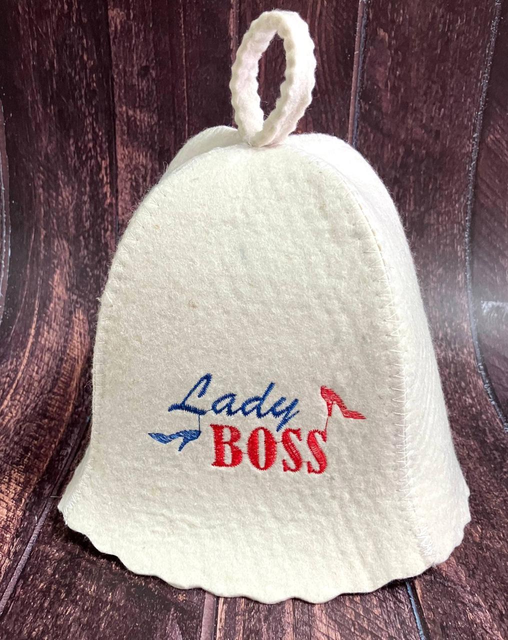 Шапка для бани "Lady BOSS"