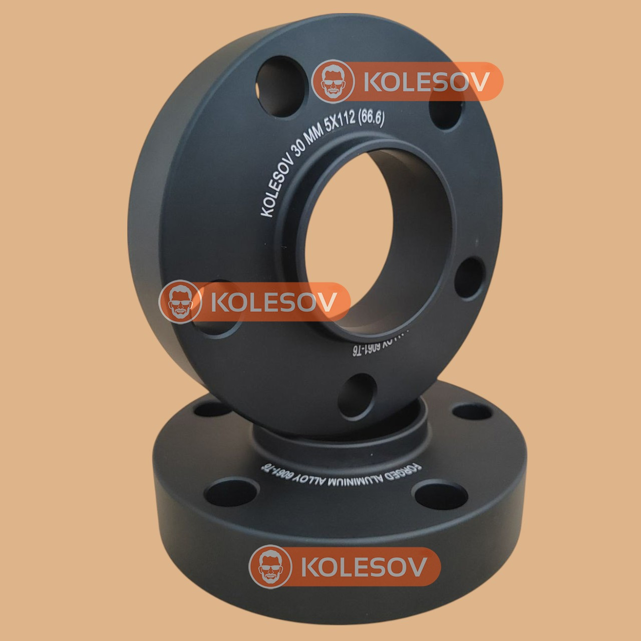 Проставки для дисків KOLESOV 30 мм (66,6) 5х112 для Mercedes Audi - Mini BMW 2018+, фото 1
